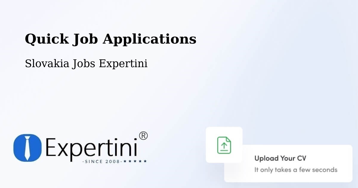 Quick Apply Feature – Okres Trnava - Slovakia Jobs Expertini